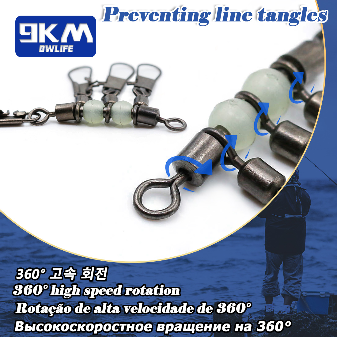 9KM ชุด 10 ชิ้น ข้อต่อสายตกปลา - Fishing Boat Trailer บทวิจารณ์และราคา