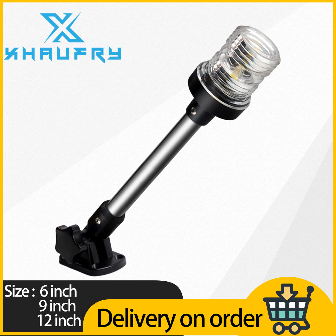 ไฟท้ายเรือ LED สีขาว 360 องศา  - Fishing Boat Anchor บทวิจารณ์และราคา